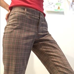 GAP plaid trousers
